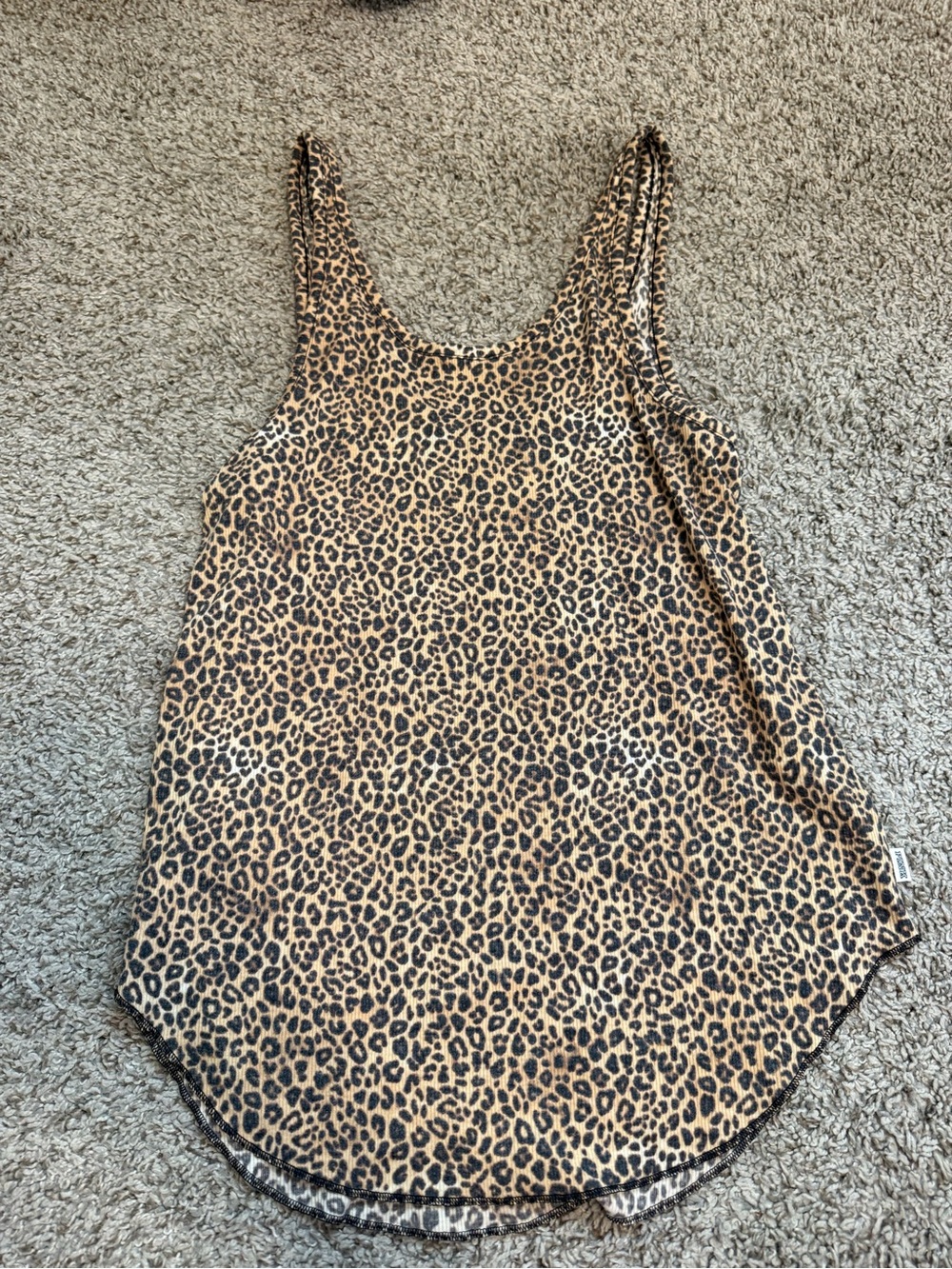 Victoria's Secret PINK Leopard Print Tank - Tan & Black